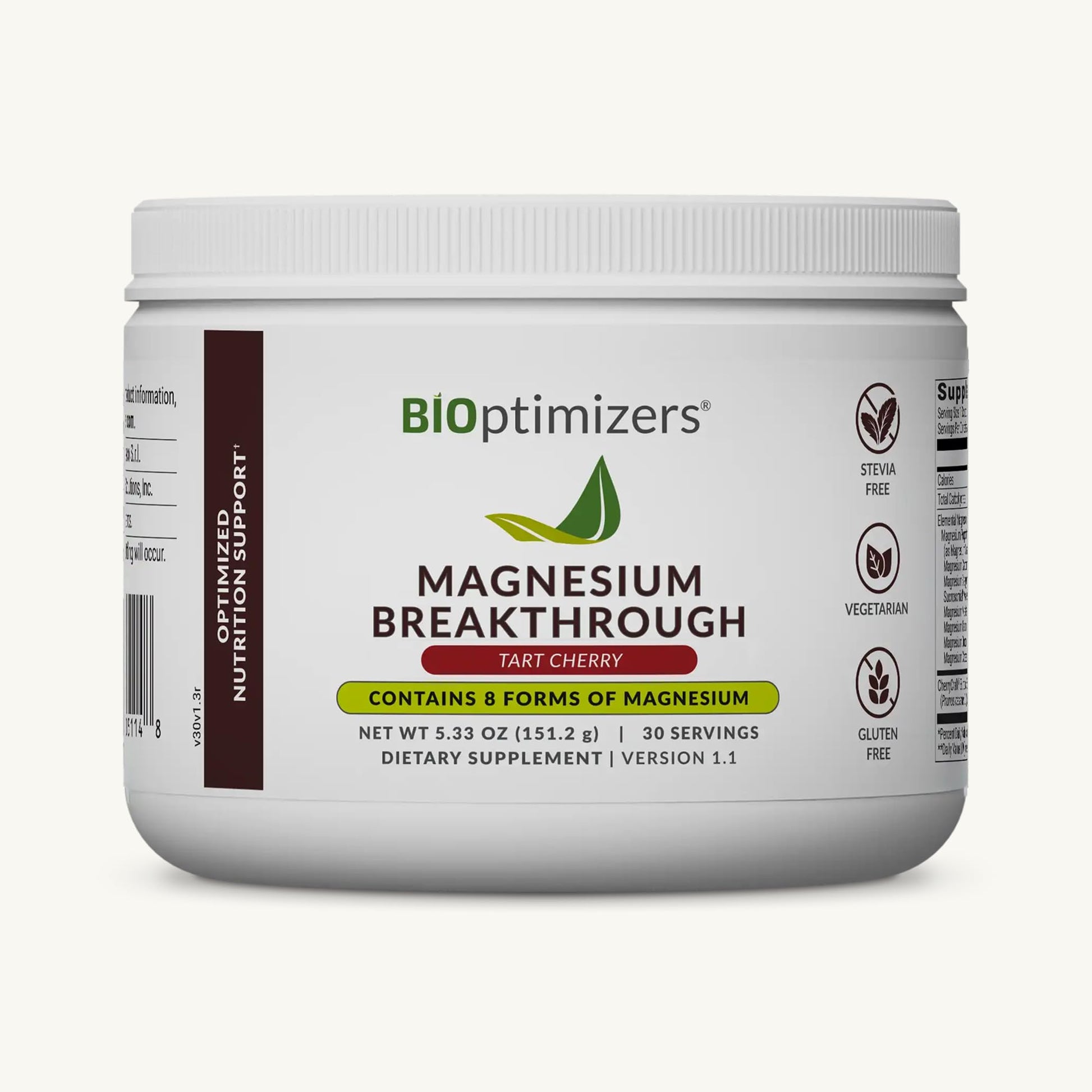 BIOptimizers Magnesium Breakthrough Drink Powder 5.33 Ounce