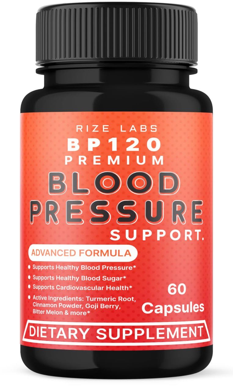 Rize Labs BP120 Premium Dietary Supplement, 60 Capsules