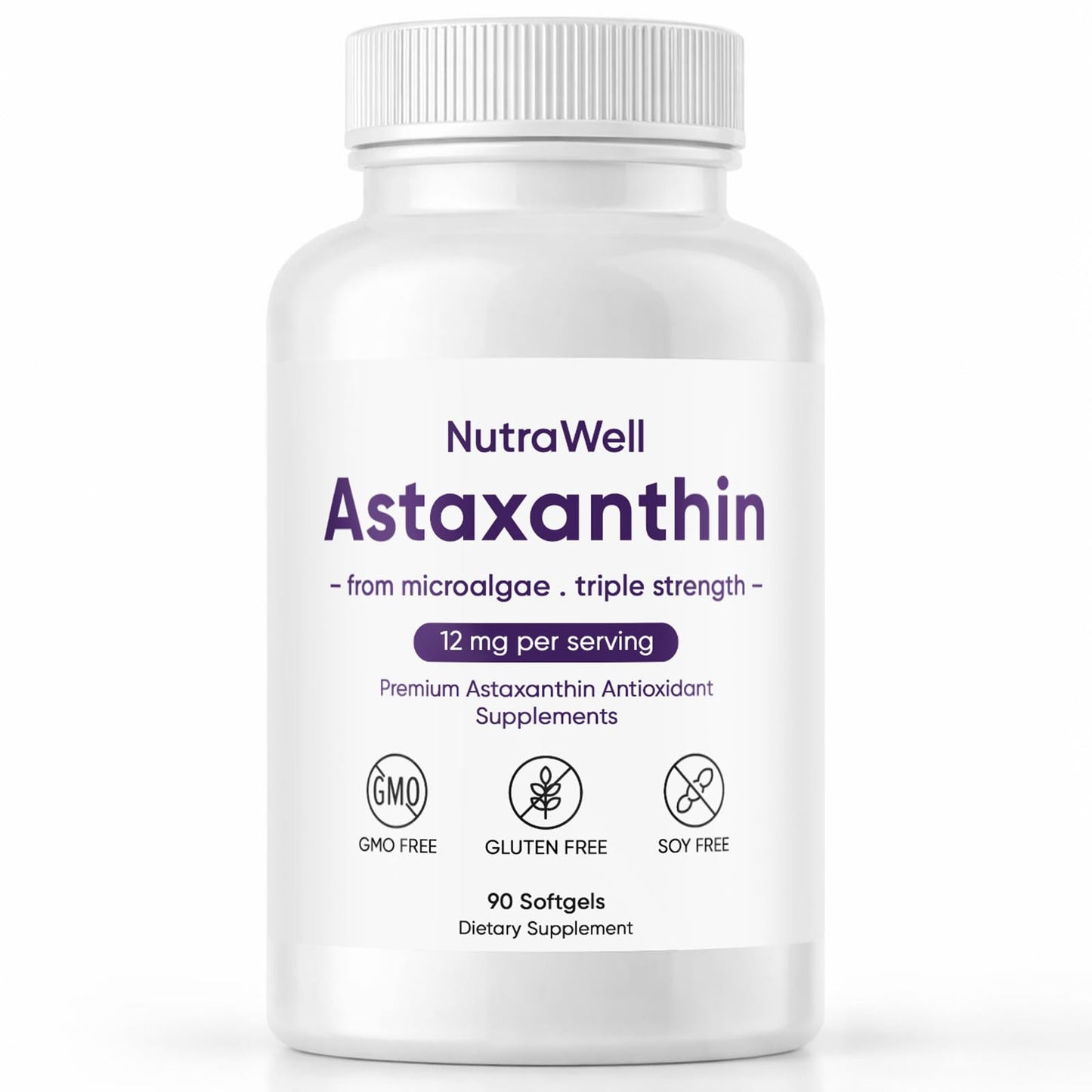 VISIOVANCE Nutrawell Astaxanthin Softgels 90 Count