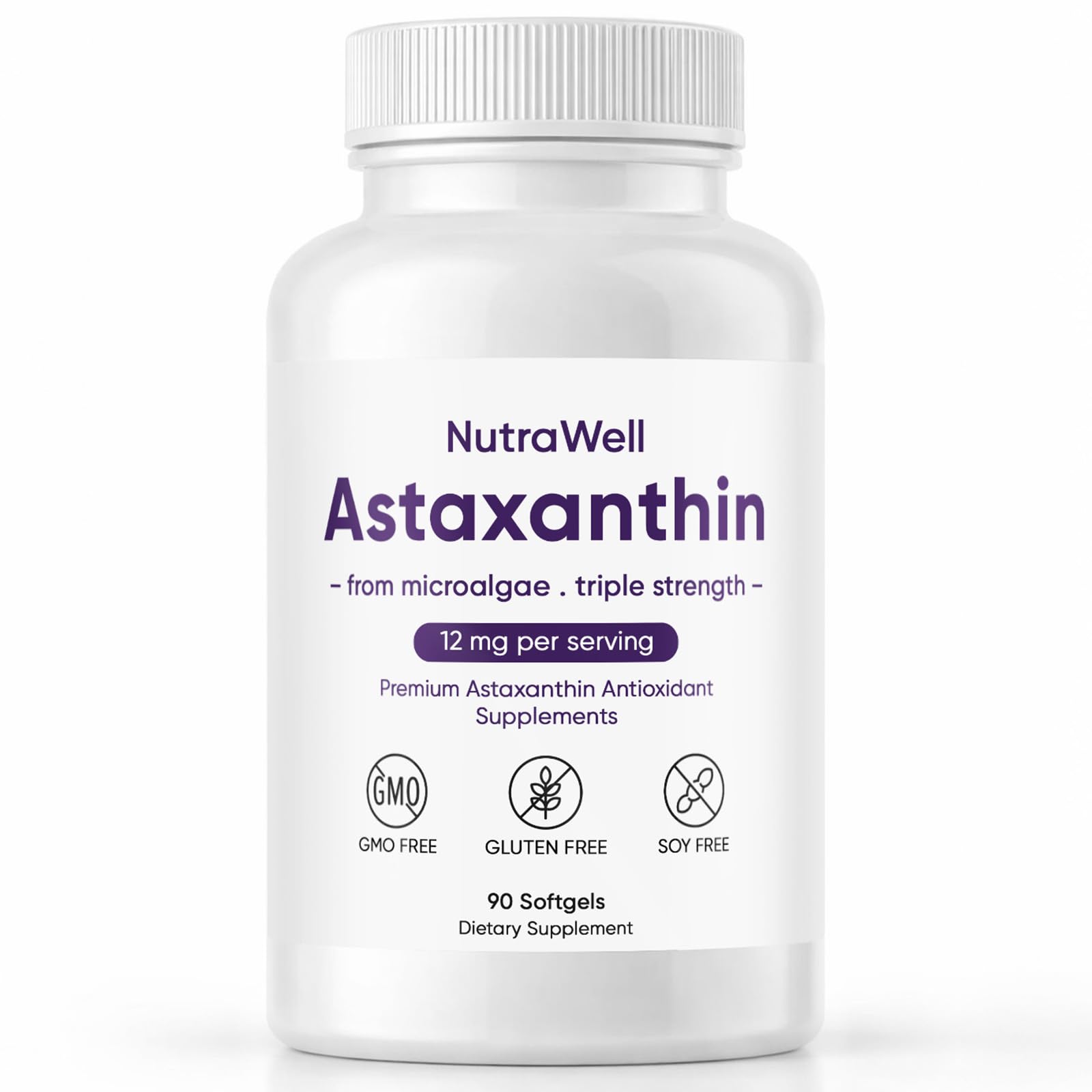 VISIOVANCE Nutrawell Astaxanthin Softgels 90 Count