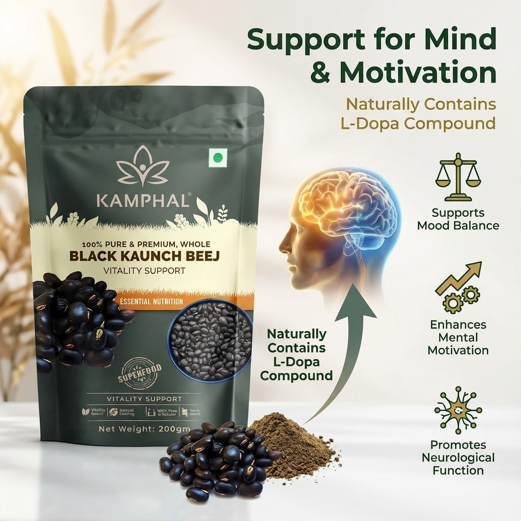 Generic Kaunch Beej Velvet Beans Mucuna Pruriens Powder 200g