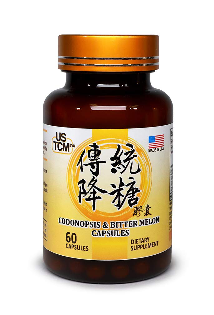USTCM Codonopsis Bitter Melon Capsules, 60 Vegetable Capsules
