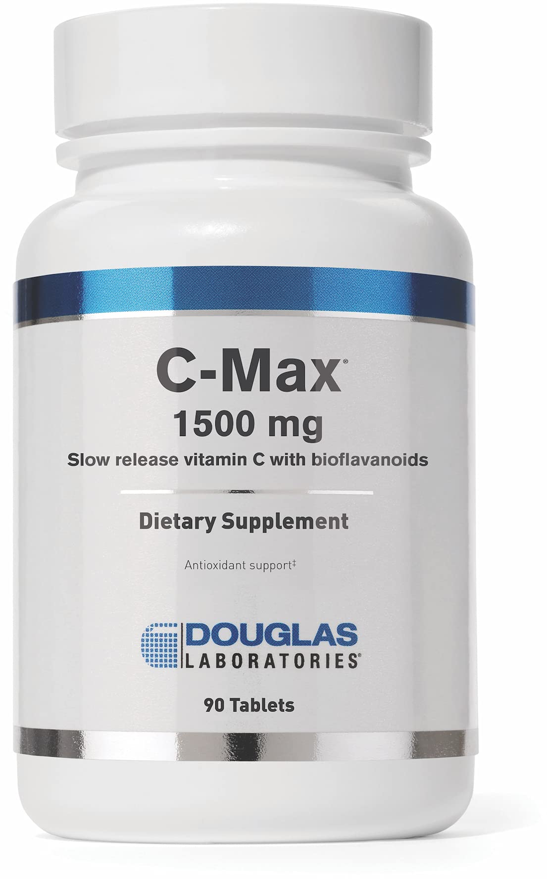 Douglas Laboratories C-Max 1500 mg Time Released Vitamin C Tablets, 90 Tablets