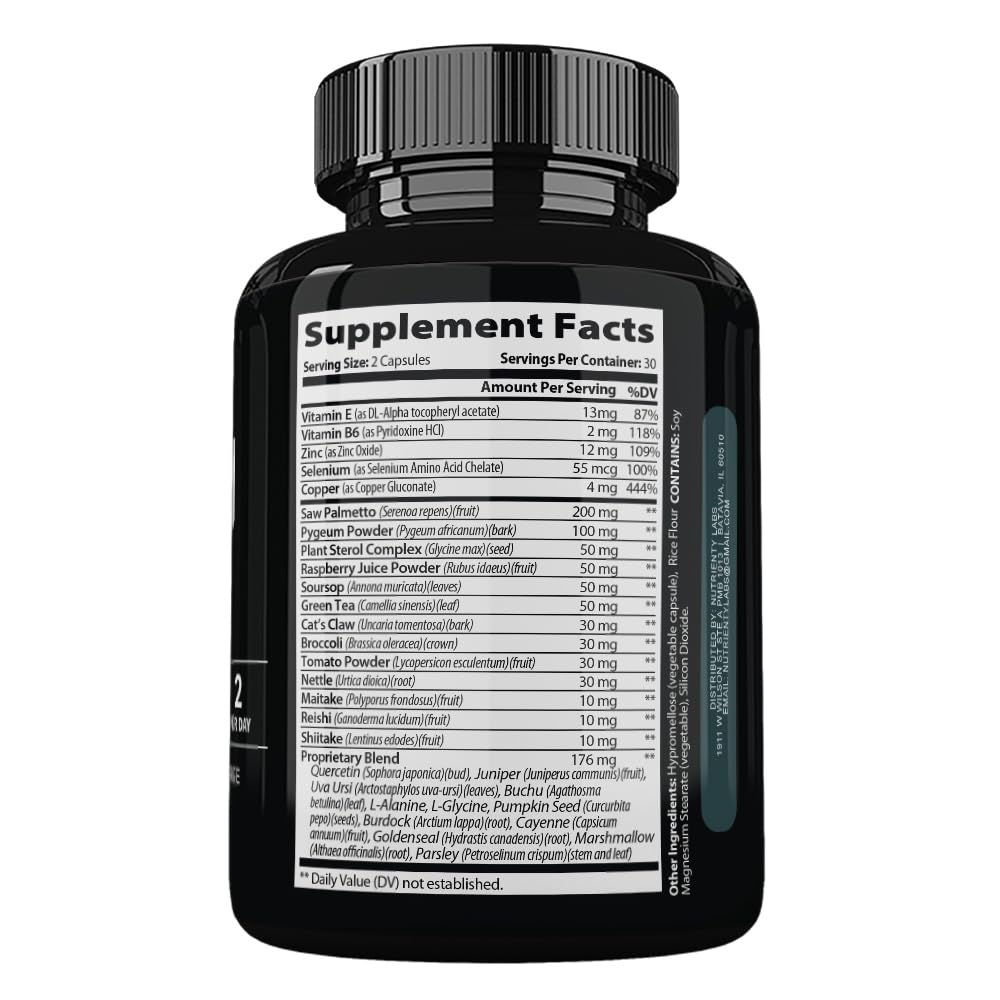 Zonata Men Prostate Health Support Supplement 60 Capsules