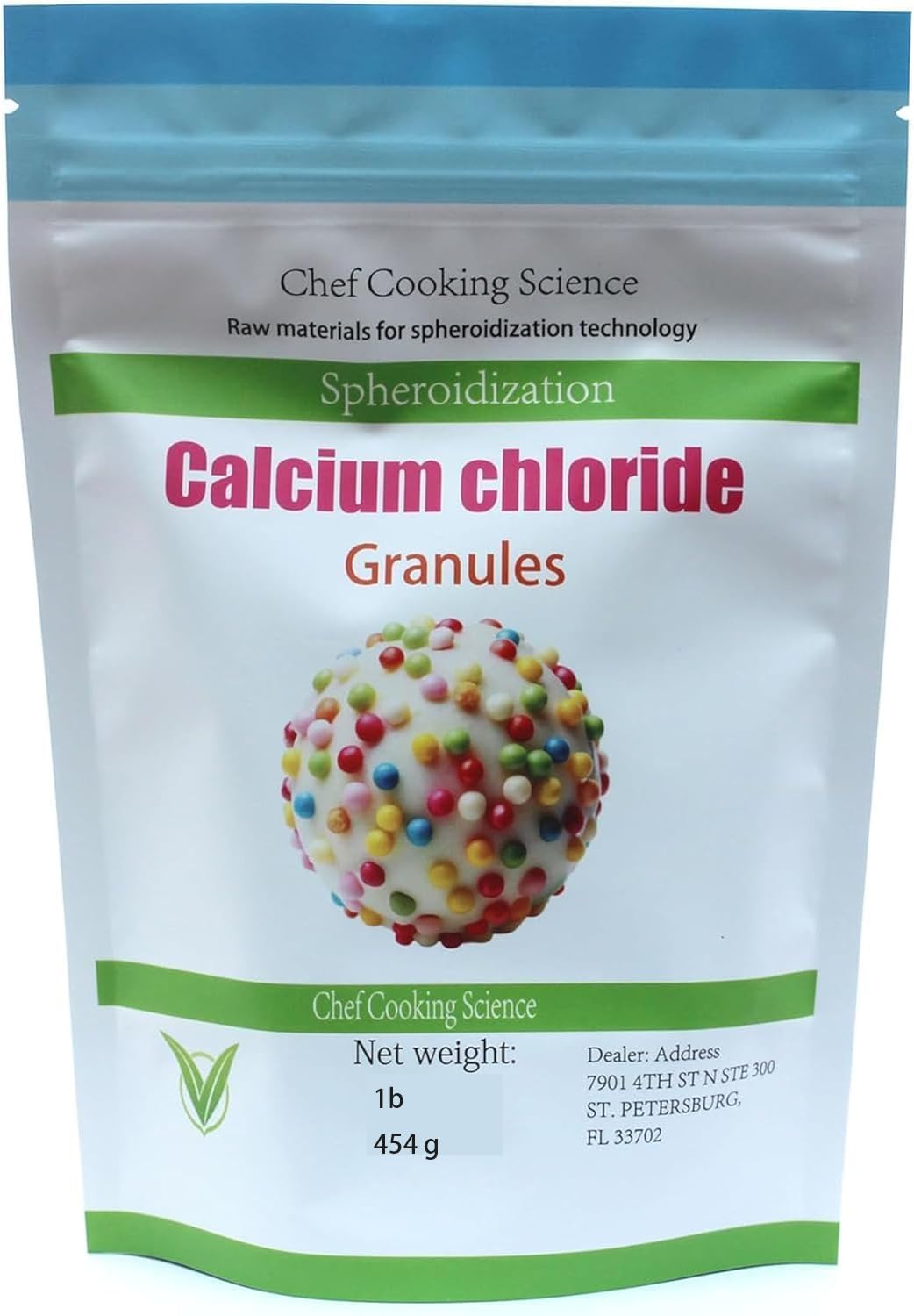 LEIMENGCHEF Calcium Chloride Powder 16 oz