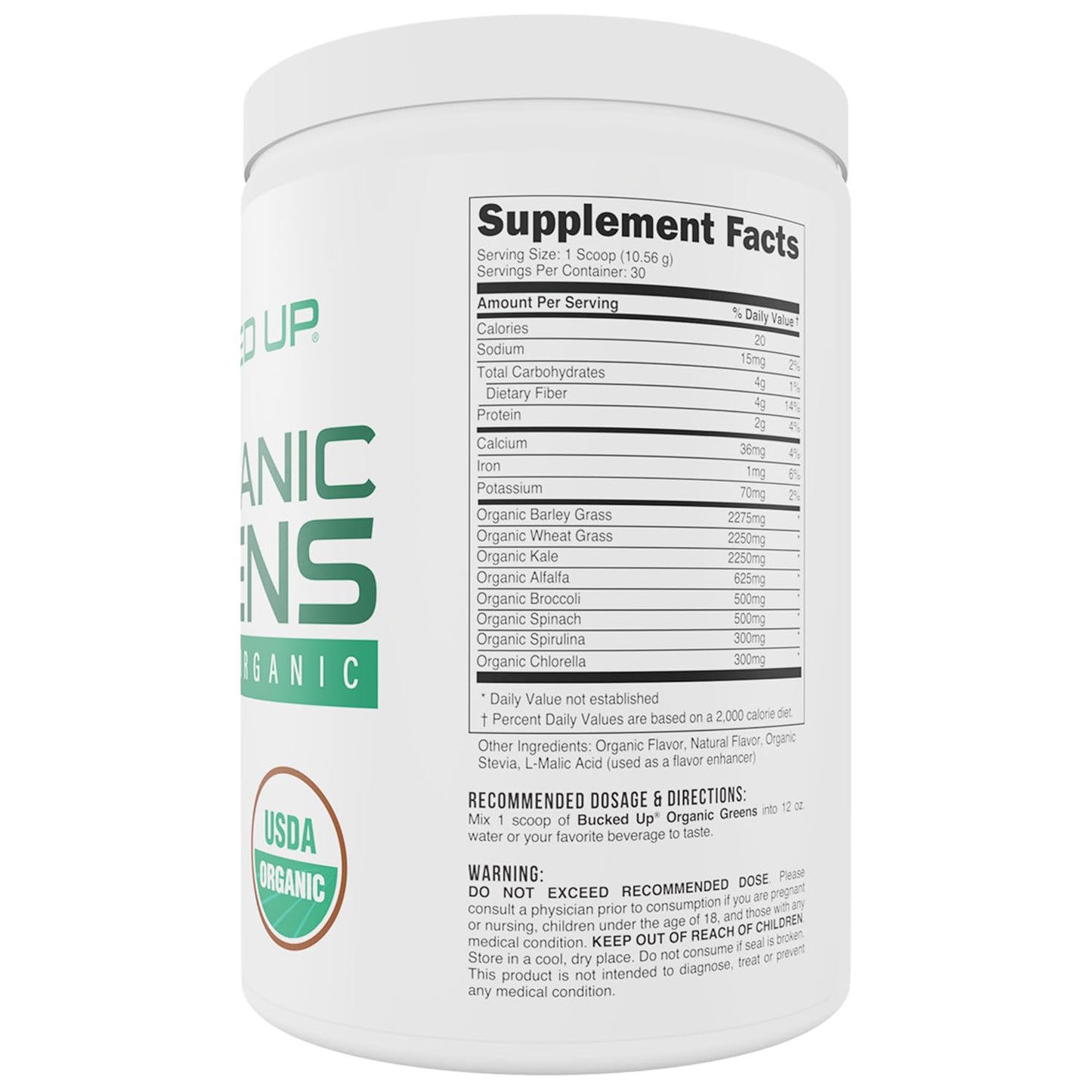 Bucked Up Greens Superfood Powder Mixed Berry, 11.07 oz