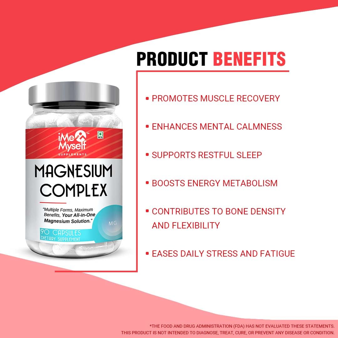 iMeMyself Magnesium Complex All-in-One Magnesium Solution for Multiform Benefits Capsules 90