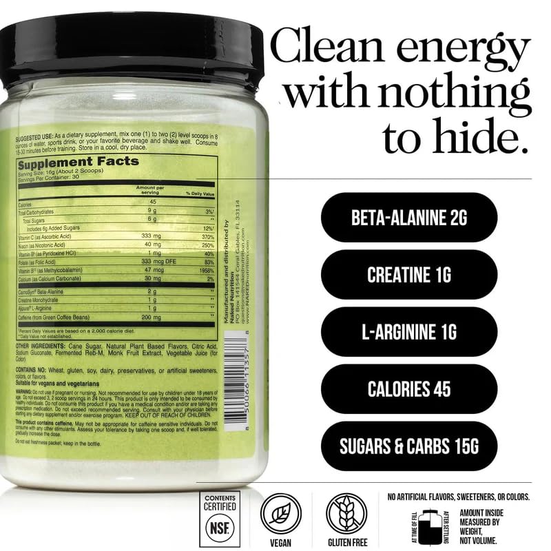 NAKED Watermelon Energy Powder 16.9 oz