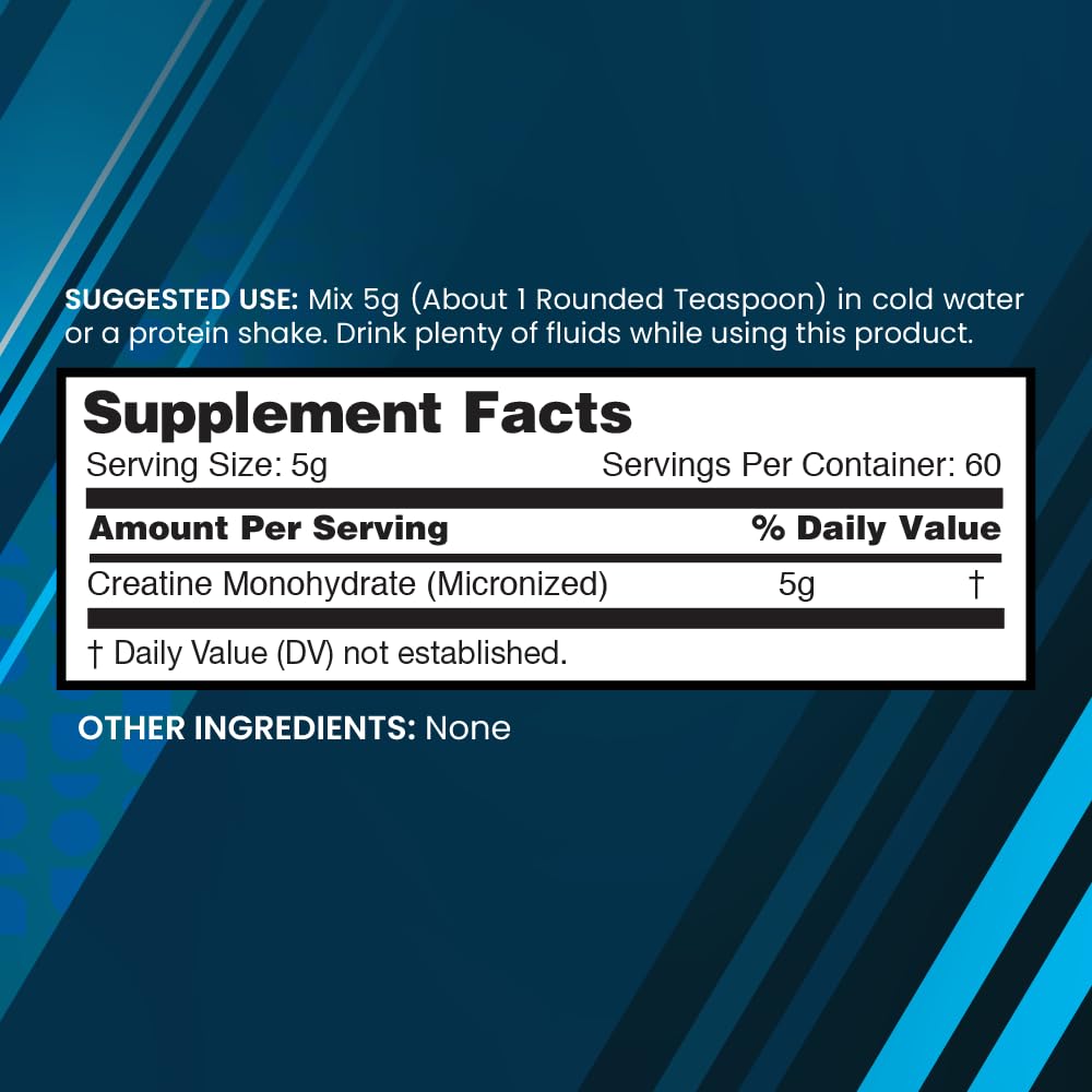 nbpure Performance Creatine+ Micronized Creatine Monohydrate (300g) Powder, 10.6 Ounce