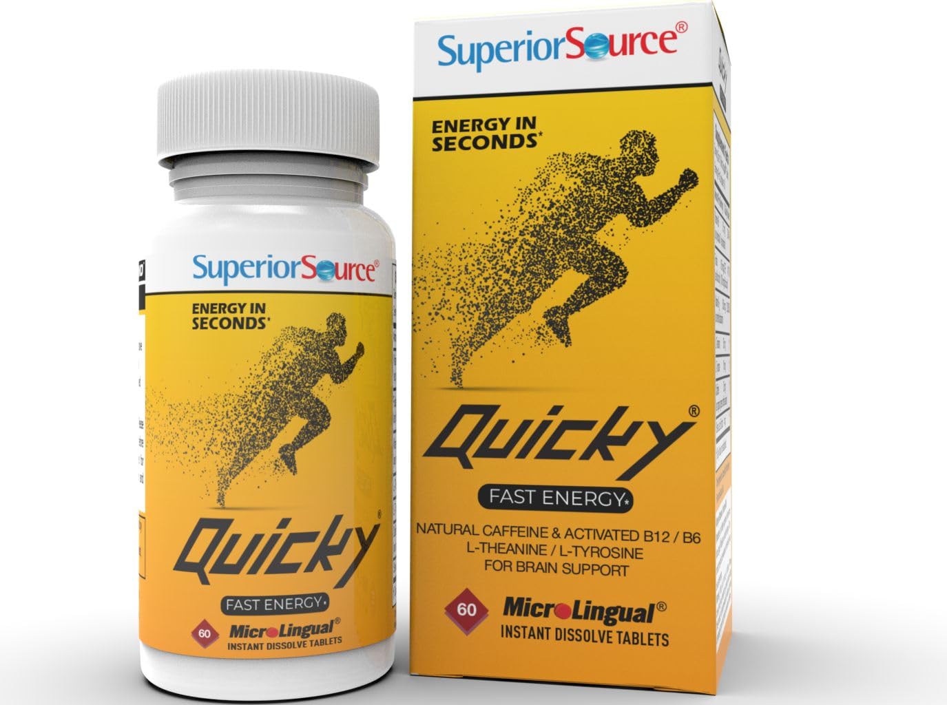 Superior Source Quicky Fast Energy Tablet, 60 Tablets