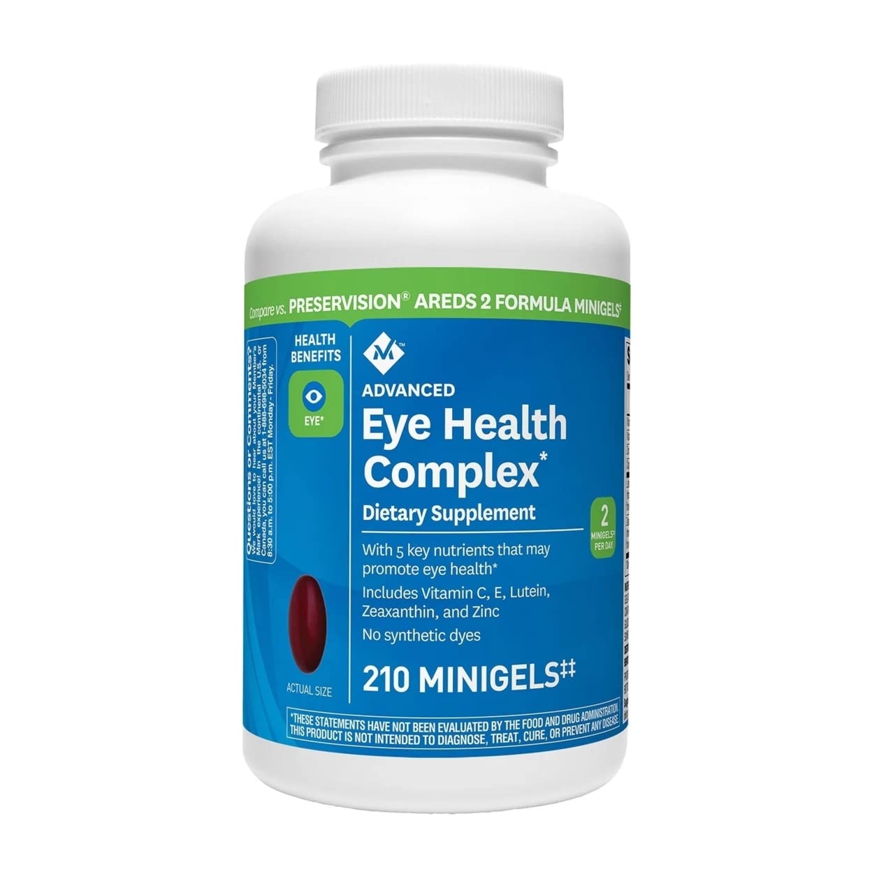 Members Mark Advanced Eye Health Softgels 210 Count