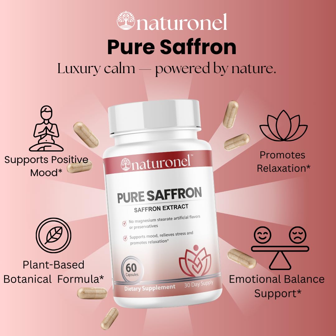Naturonel Saffron Extract Capsules 60 Count