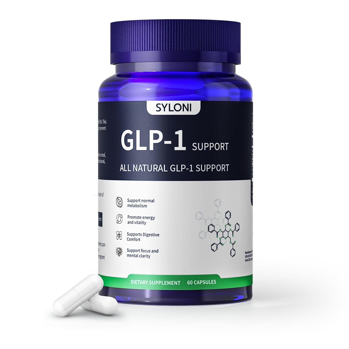 Syloni GLP-1 Supplement Capsule, 60 Count – Weight Management & Metabolism Support