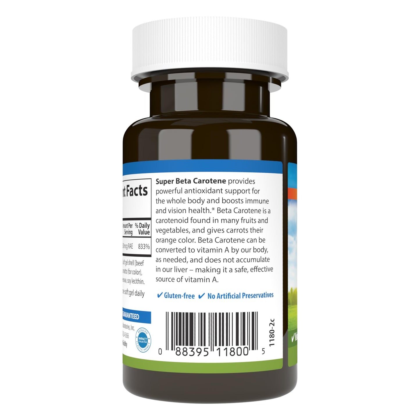 Carlson Super Beta Carotene-25,000 IU (7,500 mcg RAE) Softgel 50
