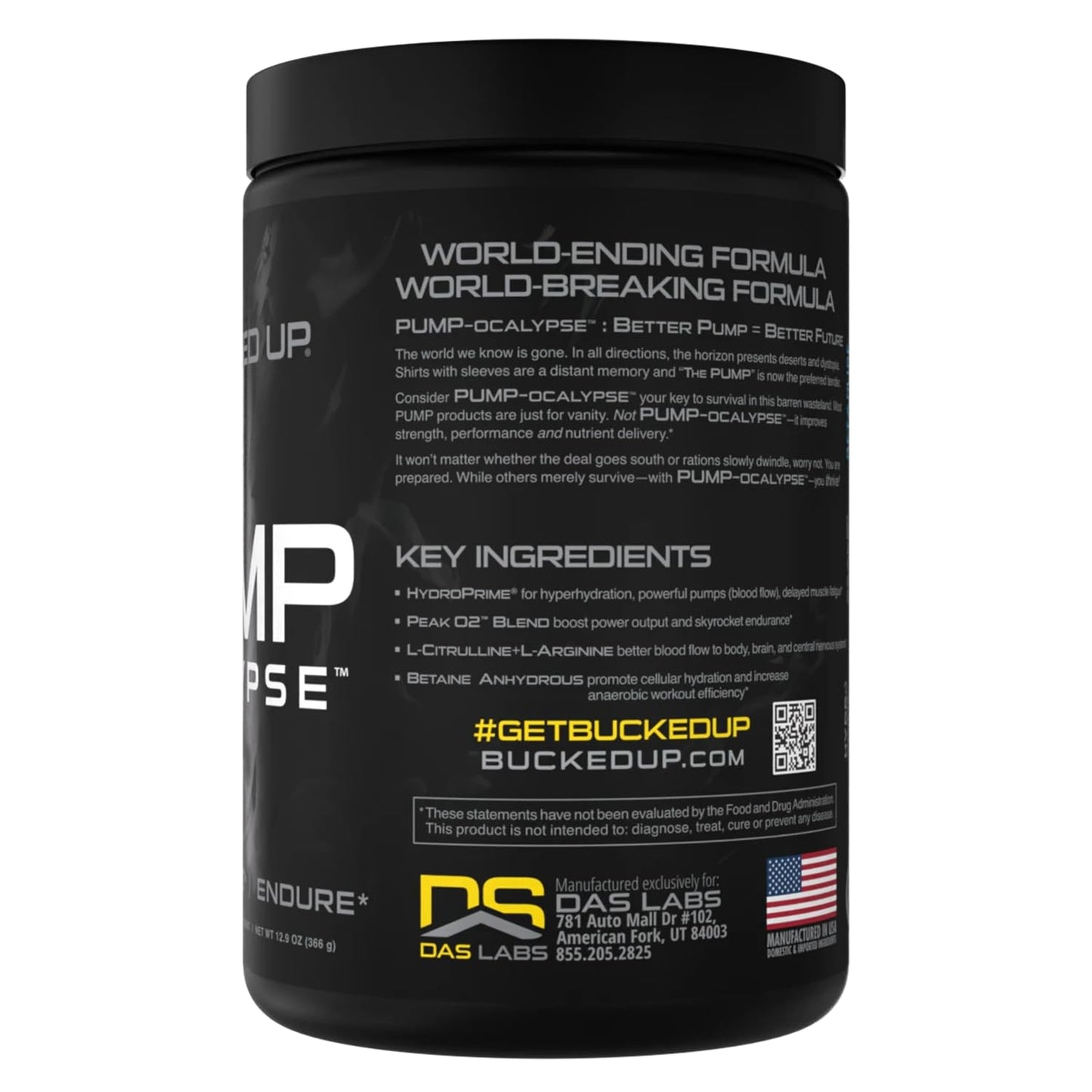 Bucked Up Pump-ocalypse Tropical Powder 12.9 Ounce