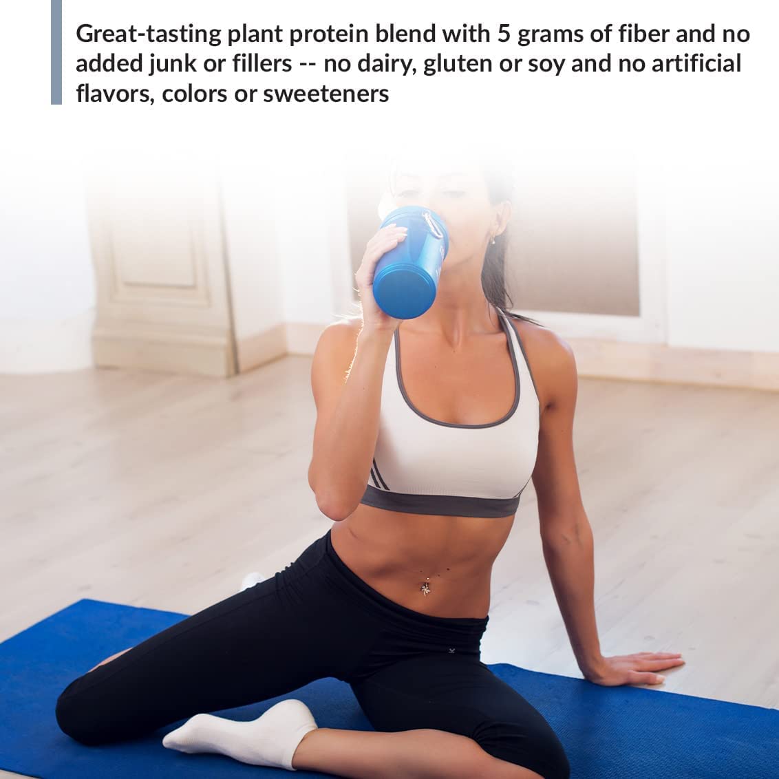 BioTrust Low Carb Plant Protein Powder Vanilla Caramel, 20.1 g per serving