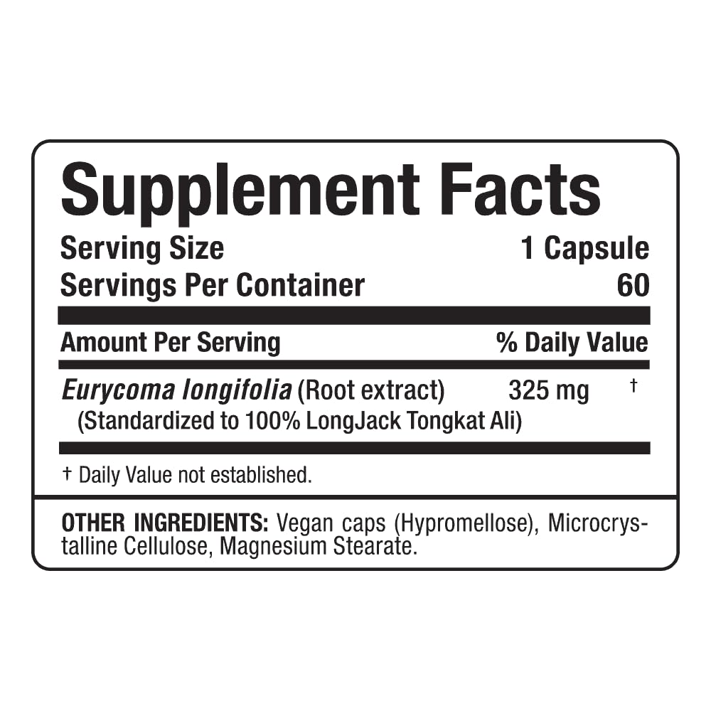 ALLMAX LongJack Tongkat Ali 60 Capsules