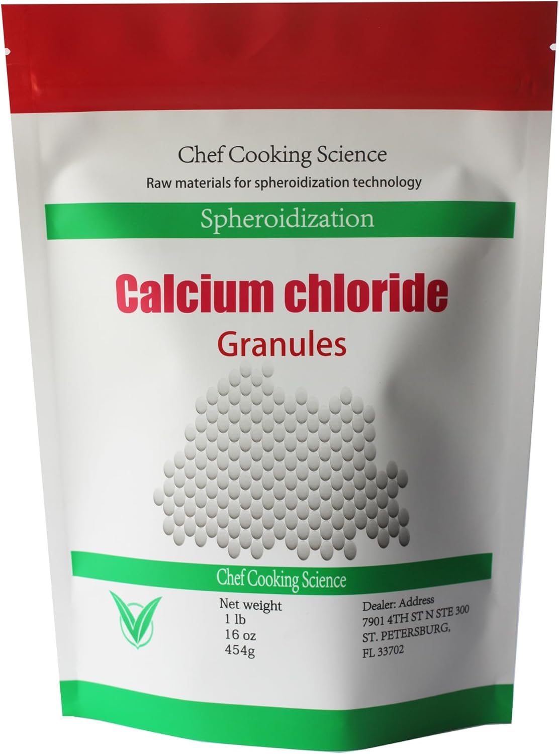 LEIMENGCHEF Calcium Chloride Powder 16 oz