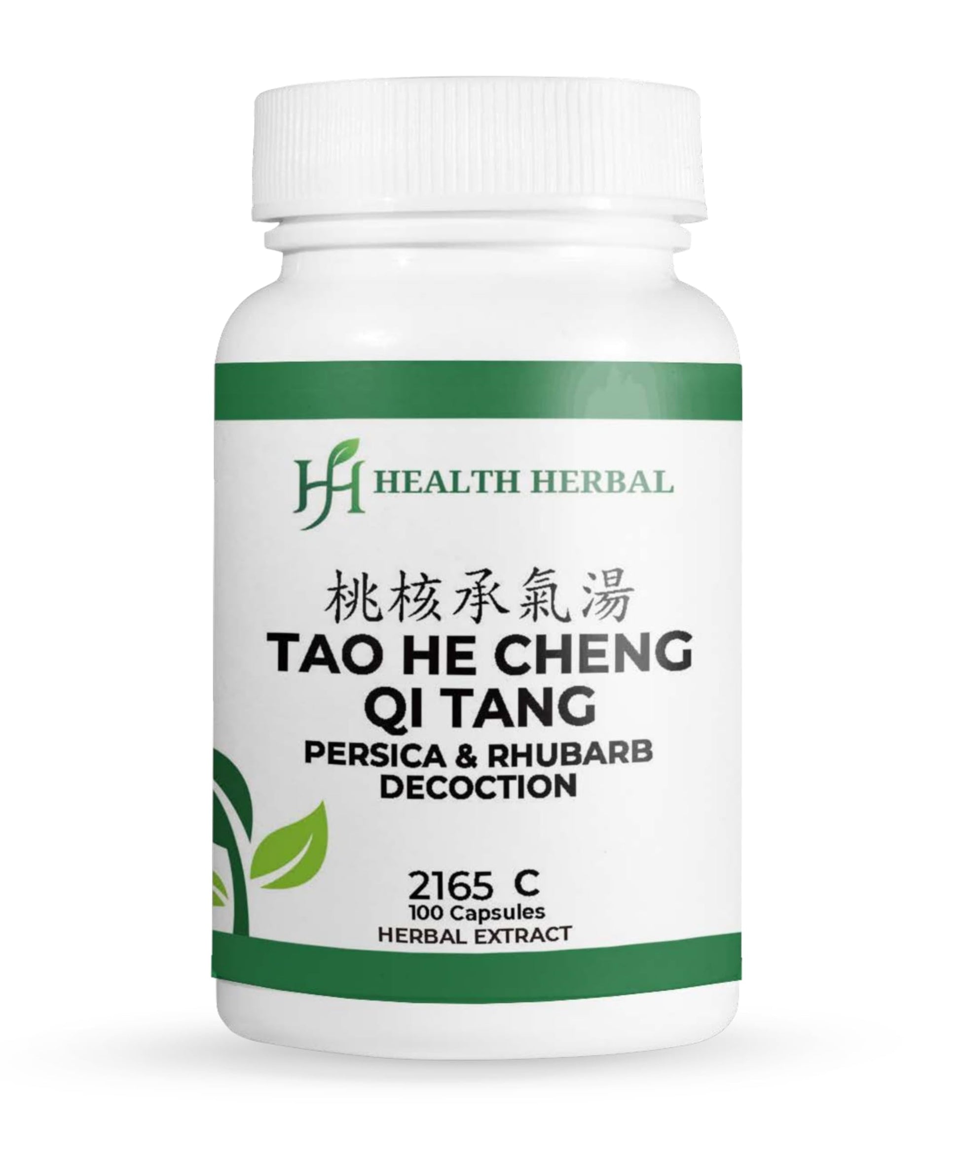 Health Herbal Tao He Cheng Qi Tang/Persica & Rhubarb Decoction Capsules, 100
