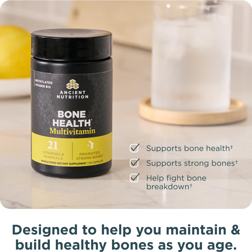 Ancient Nutrition Bone Health Multivitamin Capsule 30 Count