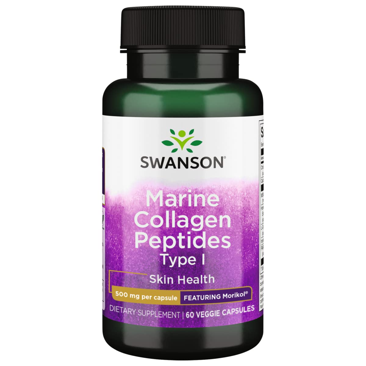 Swanson Marine Collagen Peptide Type I Capsule, 60 Count