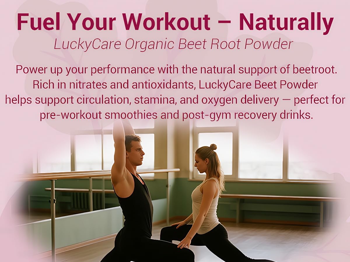 Luckycare Organic Beet Root Powder 13.6 Ounce