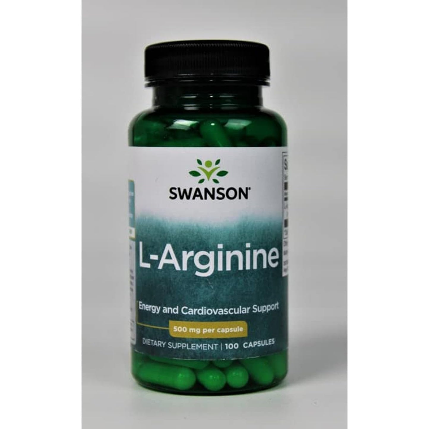 Swanson Amino Acid L-Arginine 500 mg Capsules, 400 Count
