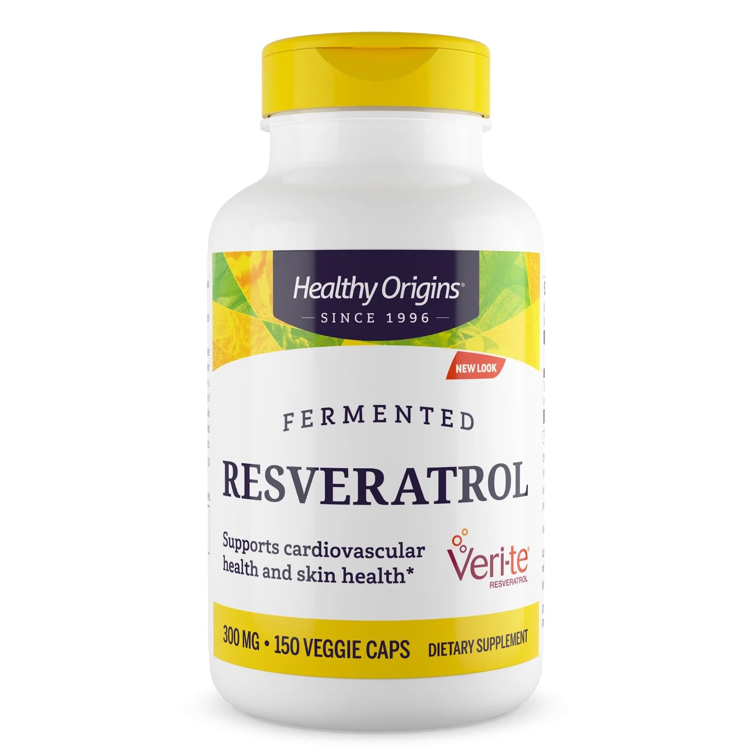 Healthy Origins Fermented Resveratrol 300 mg Capsules, 150 Count
