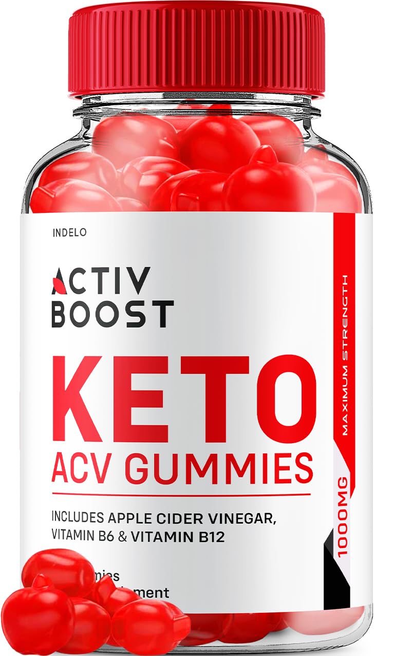 Indelo Activ Boost Keto ACV Gummies, 60 Gummies