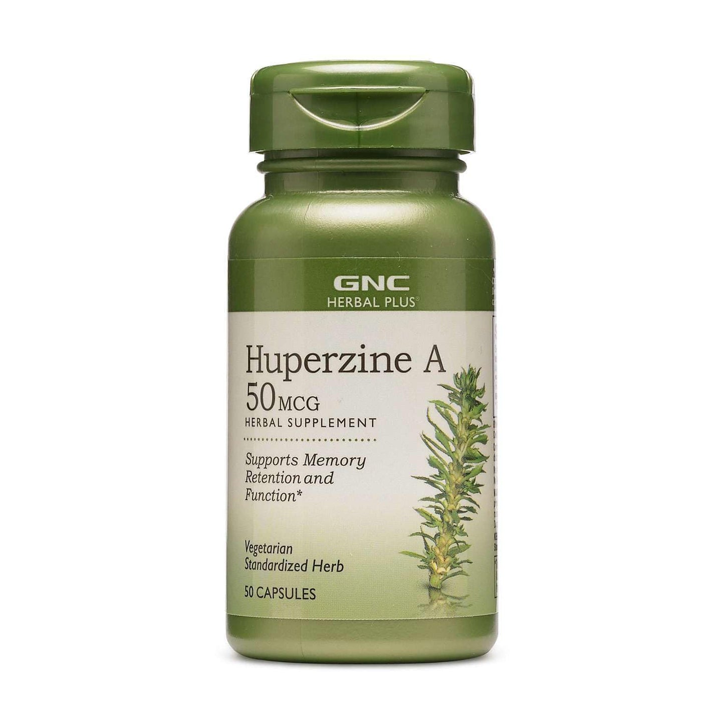 GNC Herbal Plus Huperzine A 50mcg Capsule, 50 Capsules