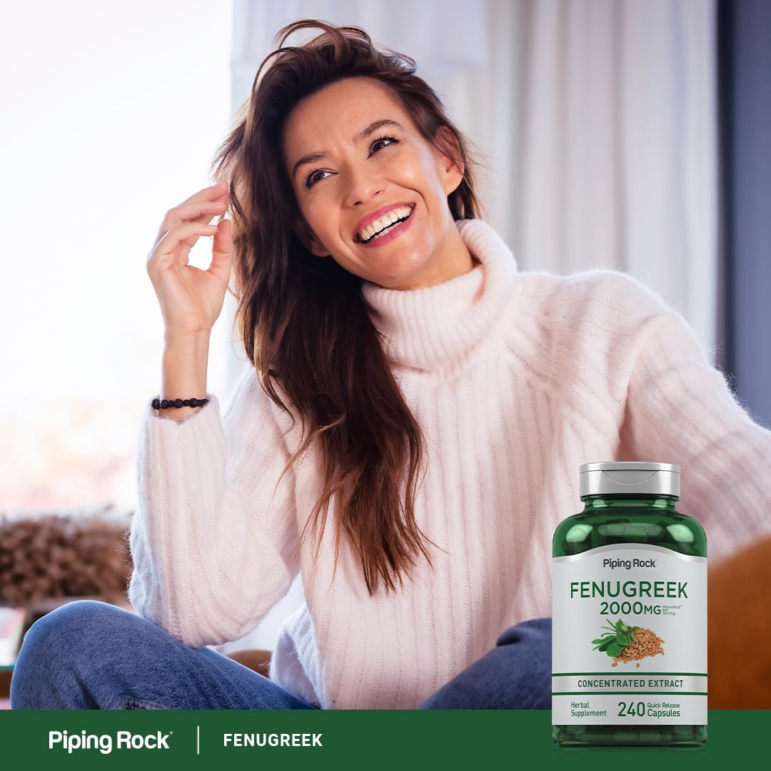 Piping Rock Fenugreek Capsules 240 Count