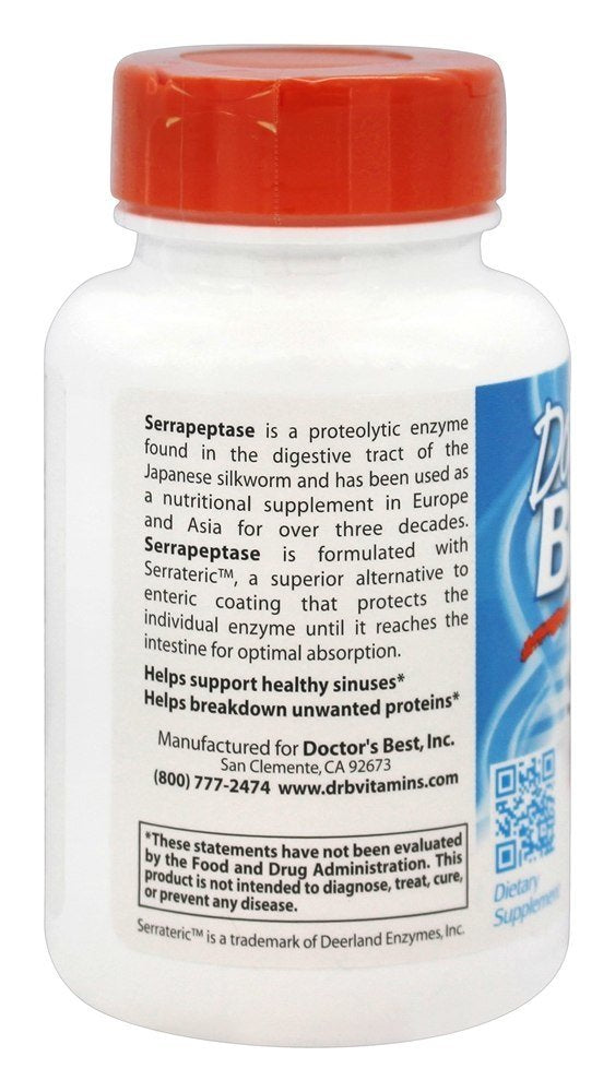 Doctor's Best Serrapeptase Capsule, 90 Capsules