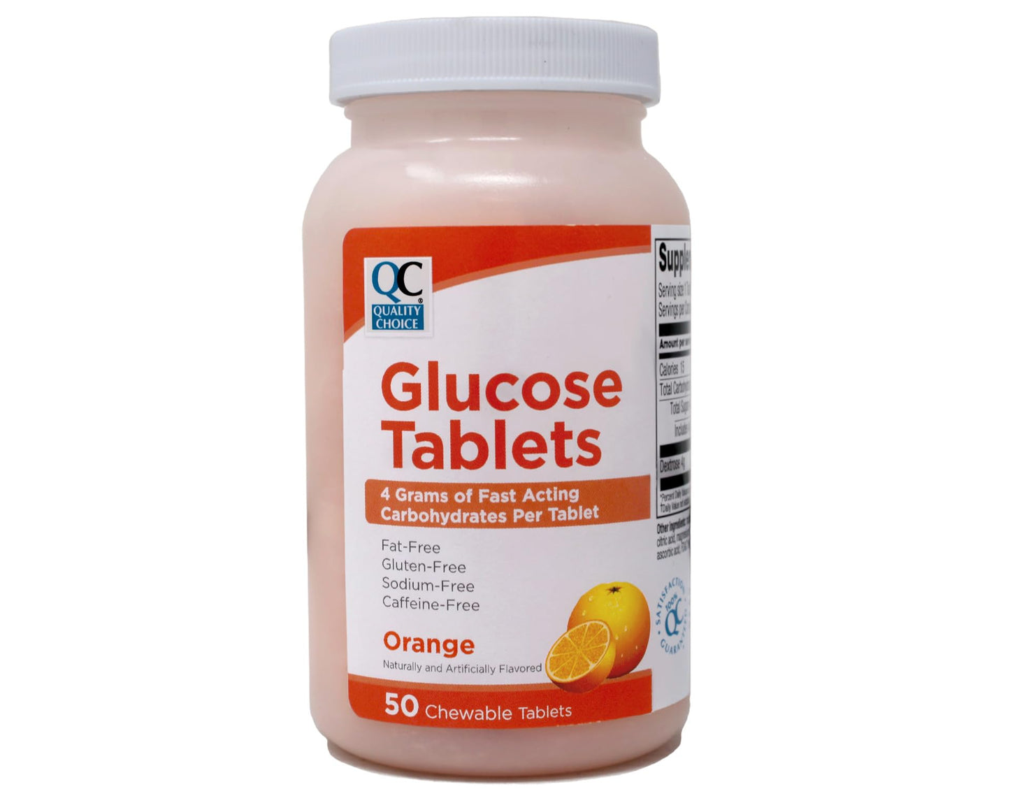 Quality Choice Glucose Tablets Chewable 60 Count