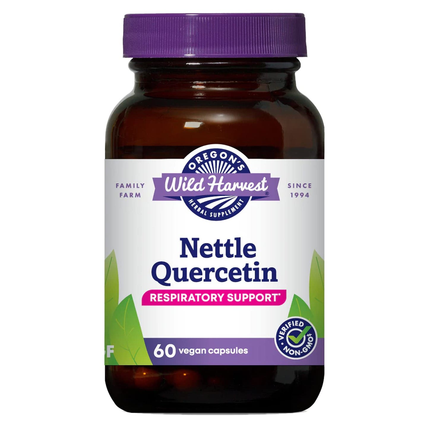 Oregon's Wild Harvest Nettle Quercetin Capsules 60 Count