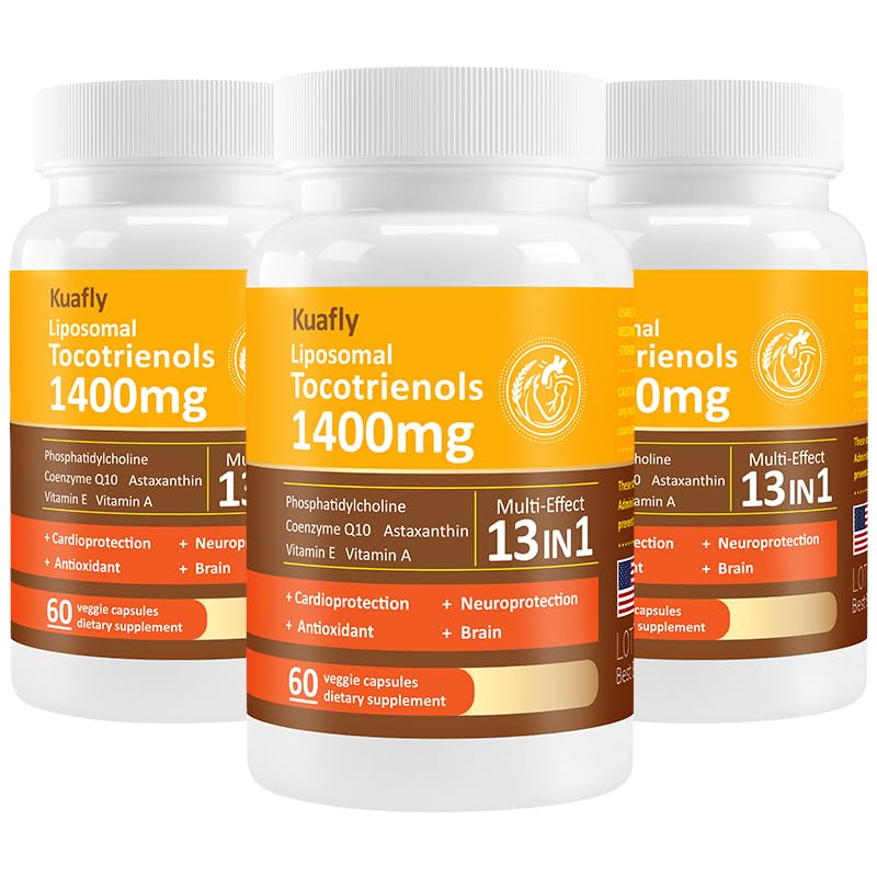 KUAFLY Liposomal Tocotrienols Vitamin E 1400mg Powder 180