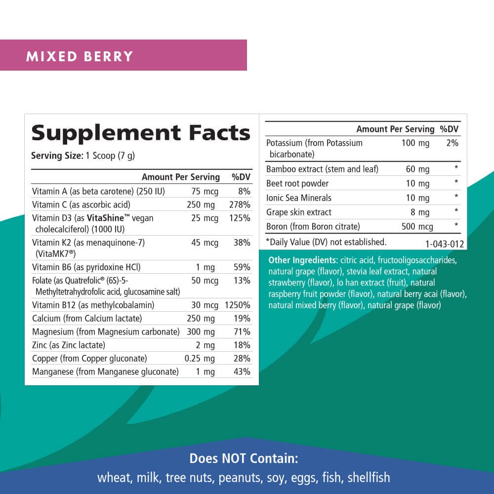 Pure Essence Labs Ionic Fizz Super D-K Calcium Plus Powder 14.82 Ounces