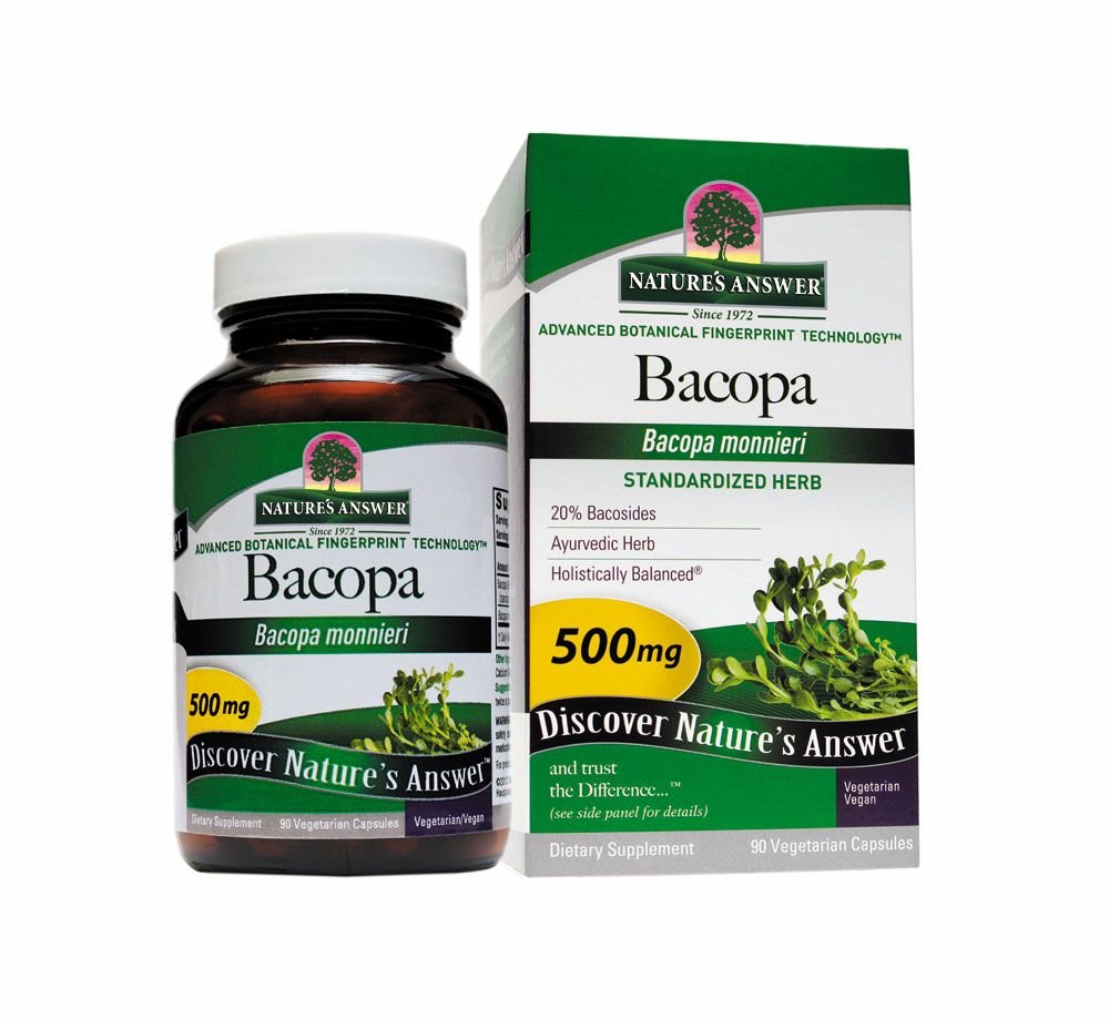 Nature's Answer Bacopa Capsule 1 Count