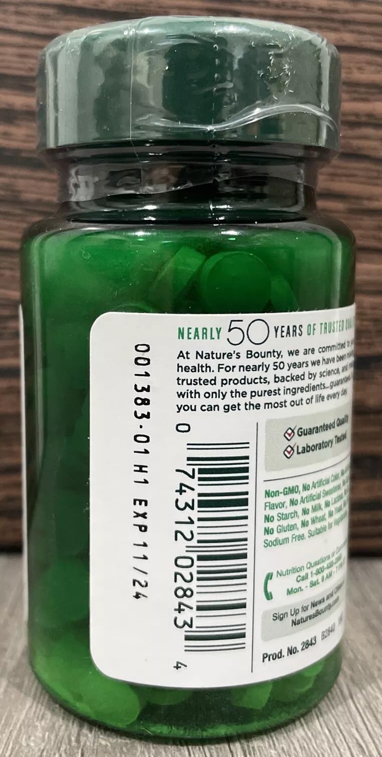 Nature's Bounty Folic Acid 800 mcg Tablets, 2250 Count