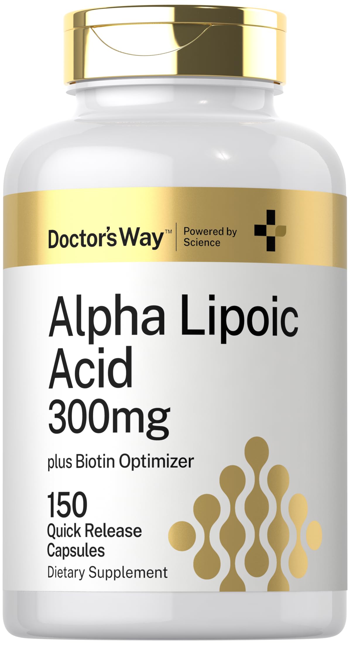 Doctor's Way Alpha Lipoic Acid 300mg Capsules, 150 Count
