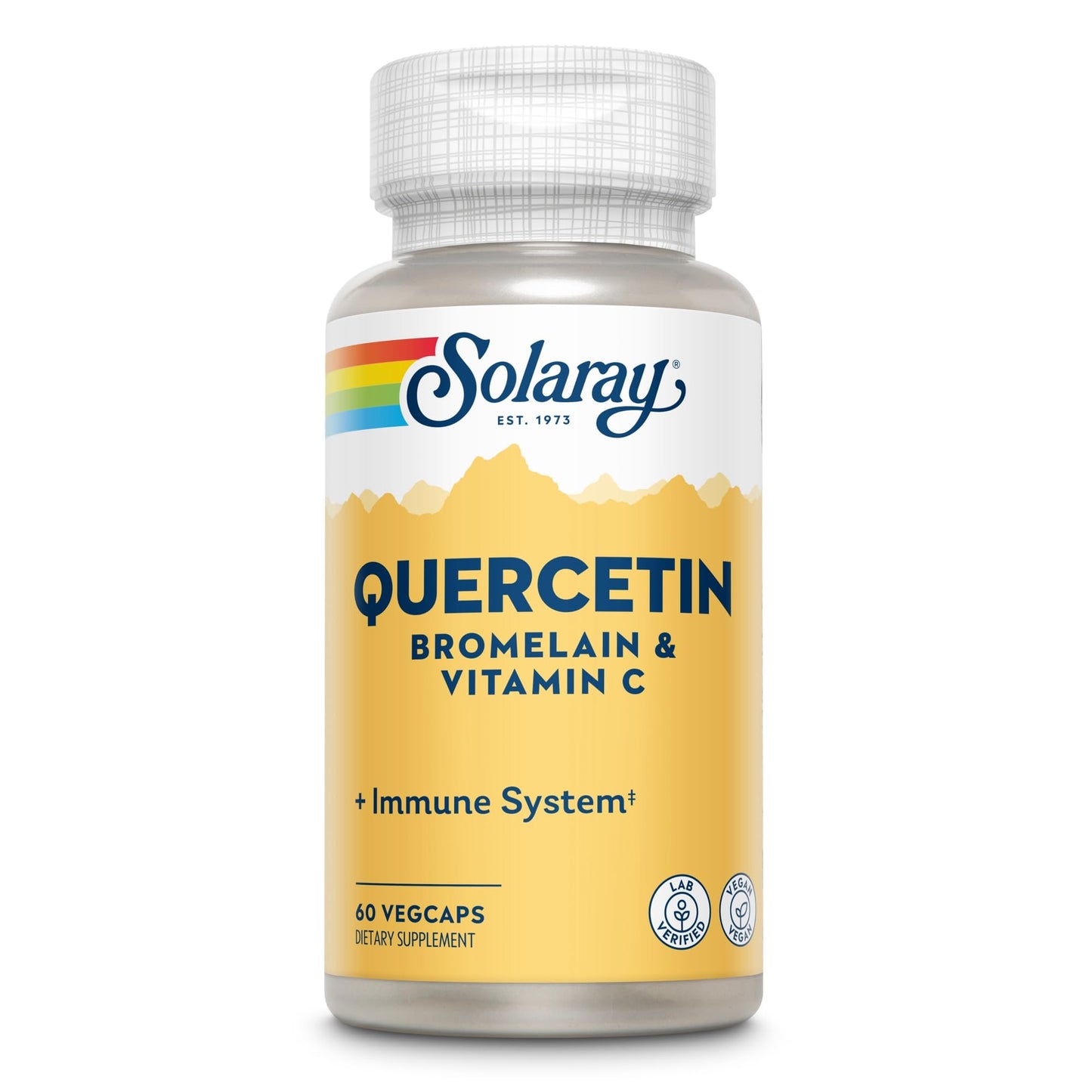 SOLARAY Quercetin, Bromelain & Vitamin C Capsule, 60 Capsules