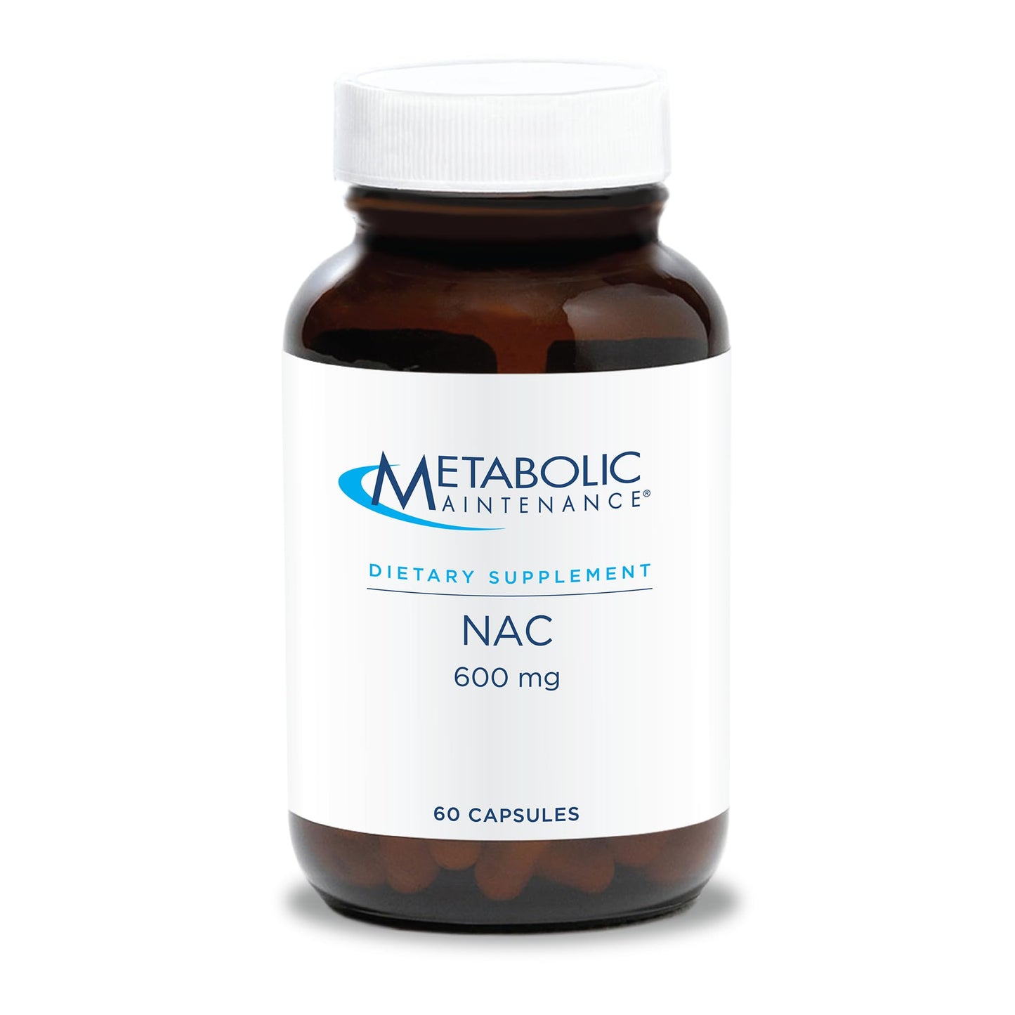 Metabolic Maintenance NAC N-Acetyl Cysteine 600 mg, 60 Capsules