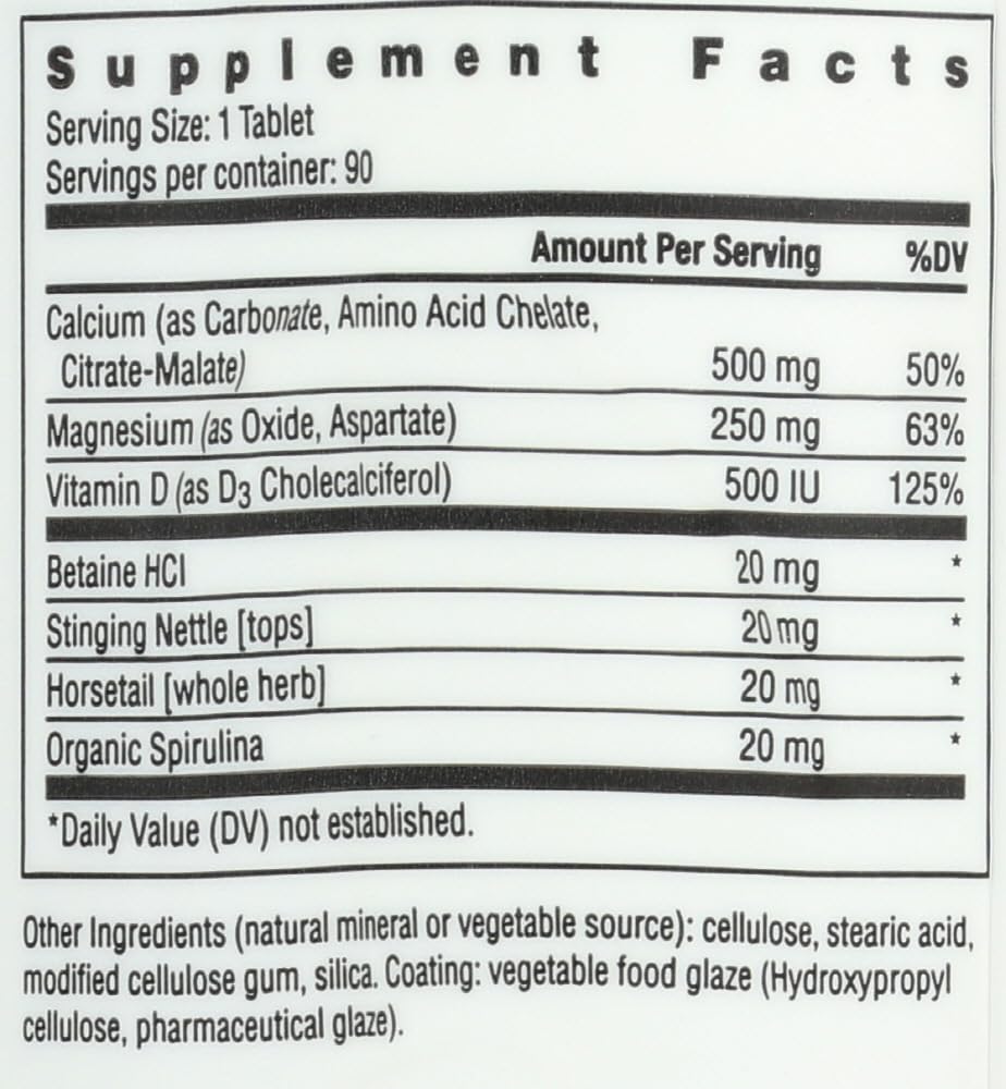 Food-Based Calcium Tablets, 2-Pack