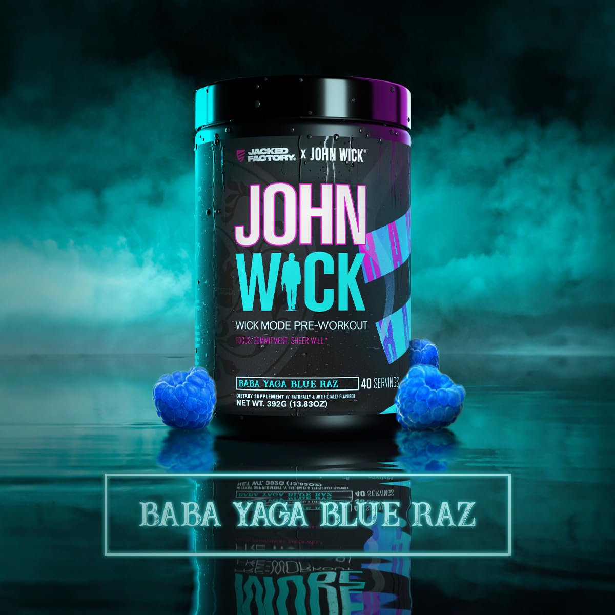 Jacked Factory Wick Mode Pre Workout Powder 40 Servings