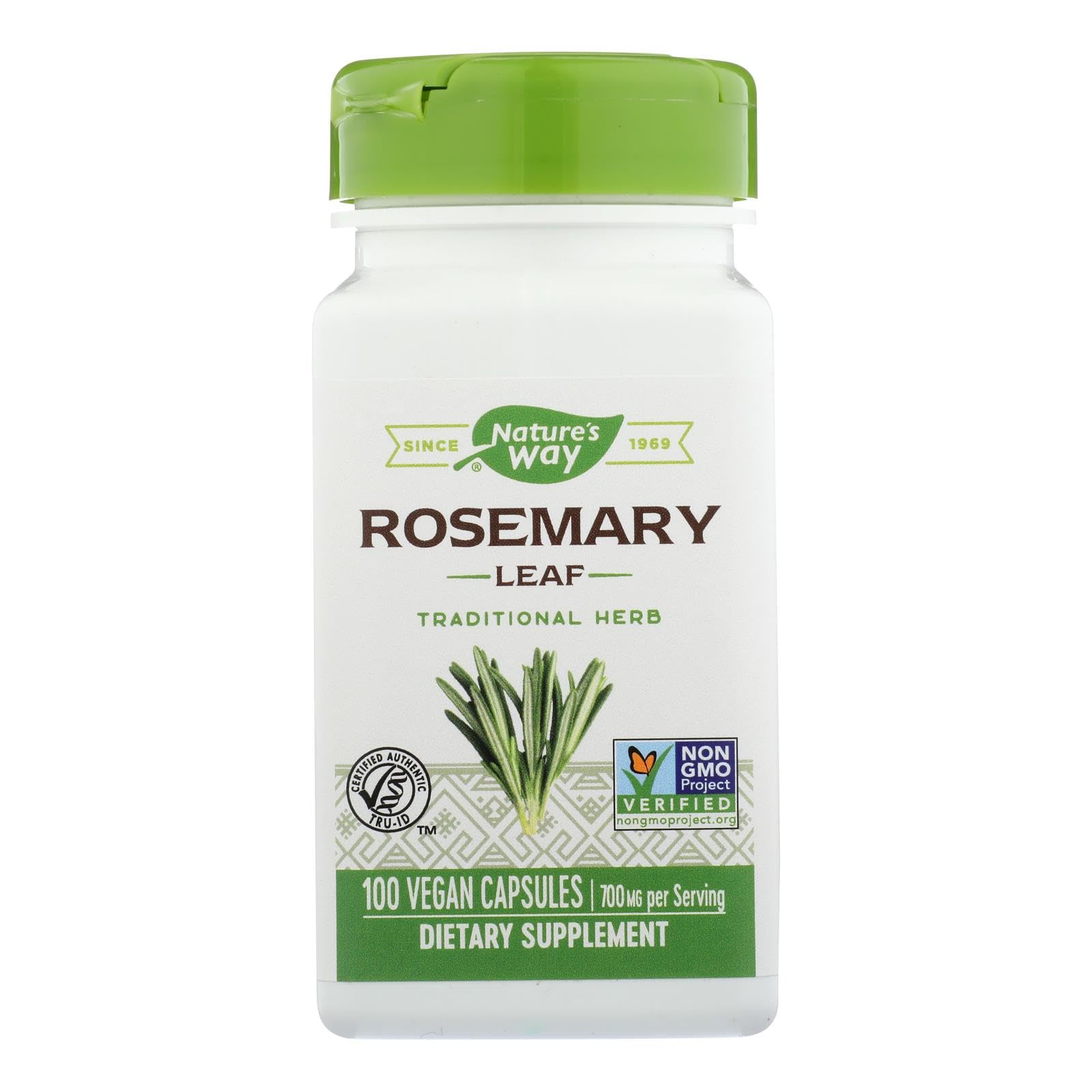 Nature's Way Rosemary Leaves 100 Capsules