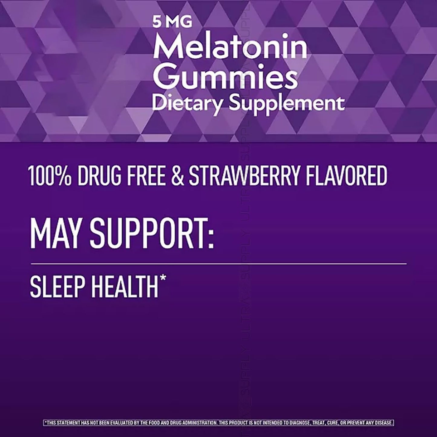 Generic Members Mark Melatonin Gummy 5mg – Strawberry Flavor, Non-Habit Forming, Gluten Free, 200 Count