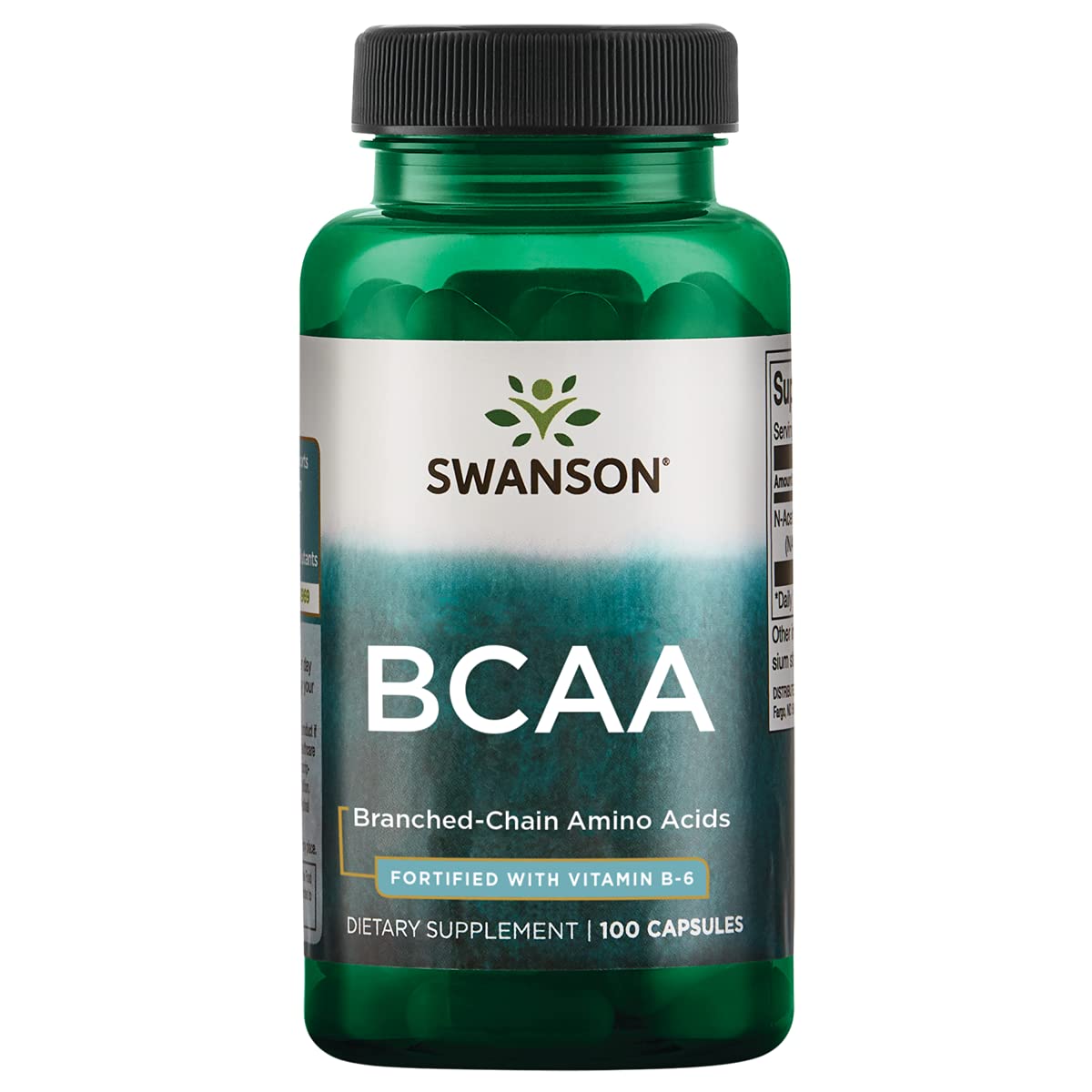 Swanson BCAA Branched-Chain Amino Acids Capsules 100