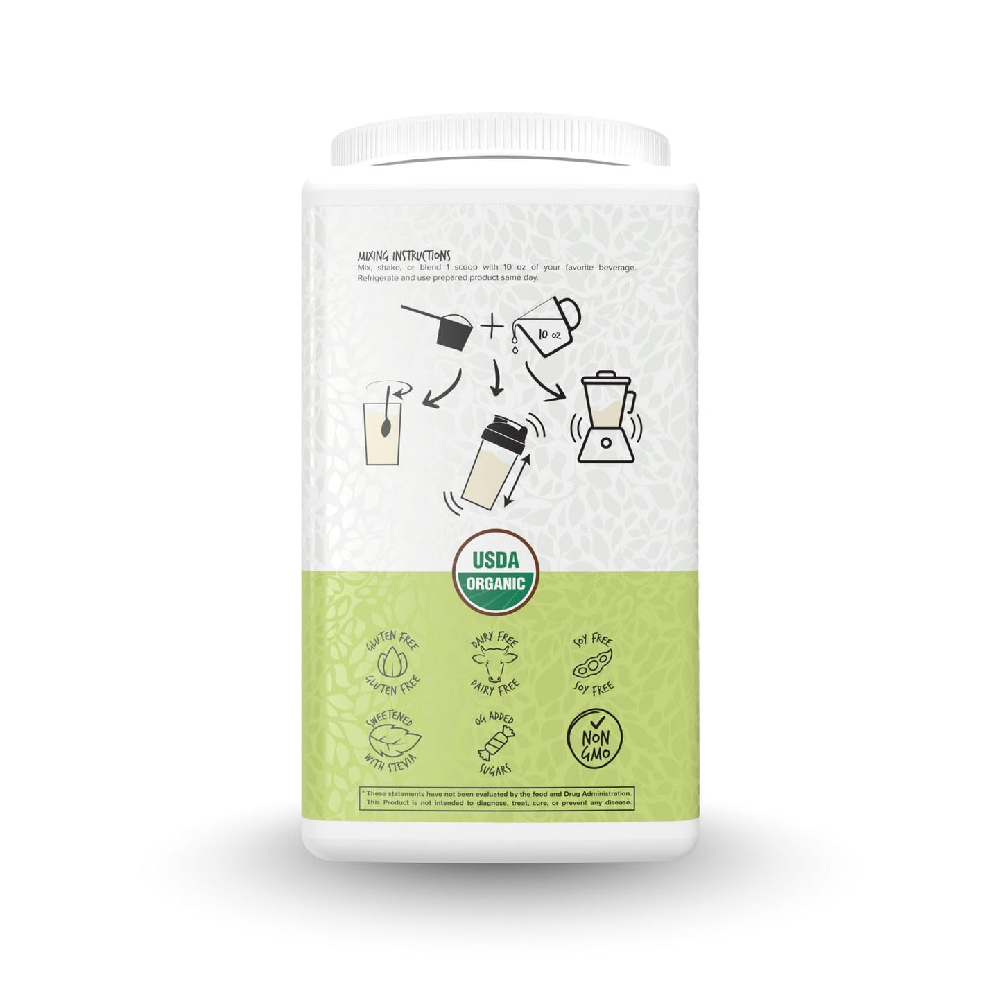 Portions Master Vegan Protein Blend, Pea Hemp Goji + MCT Powder, 26.4 Servings