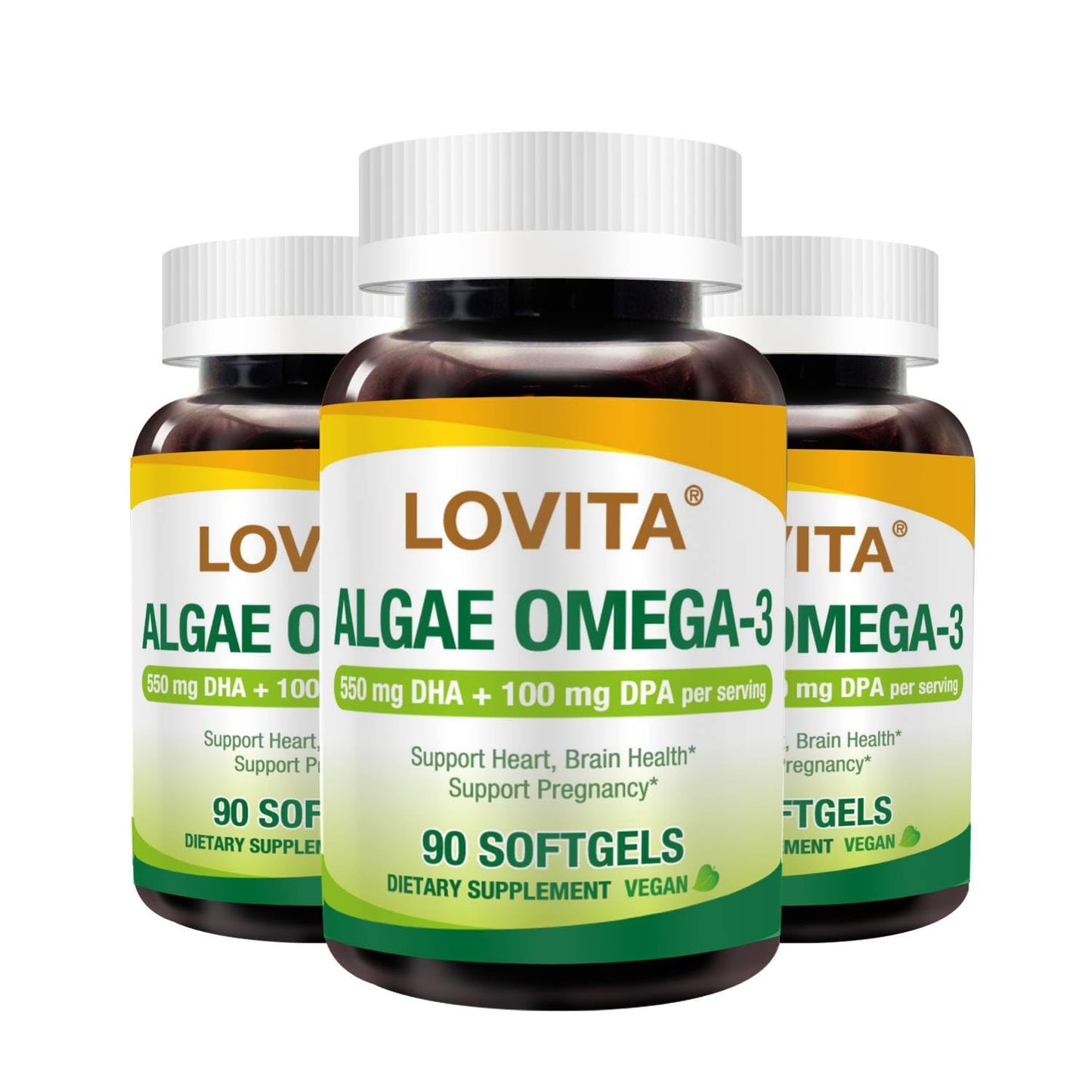 LOVITA Algae Omega-3 Softgels 270