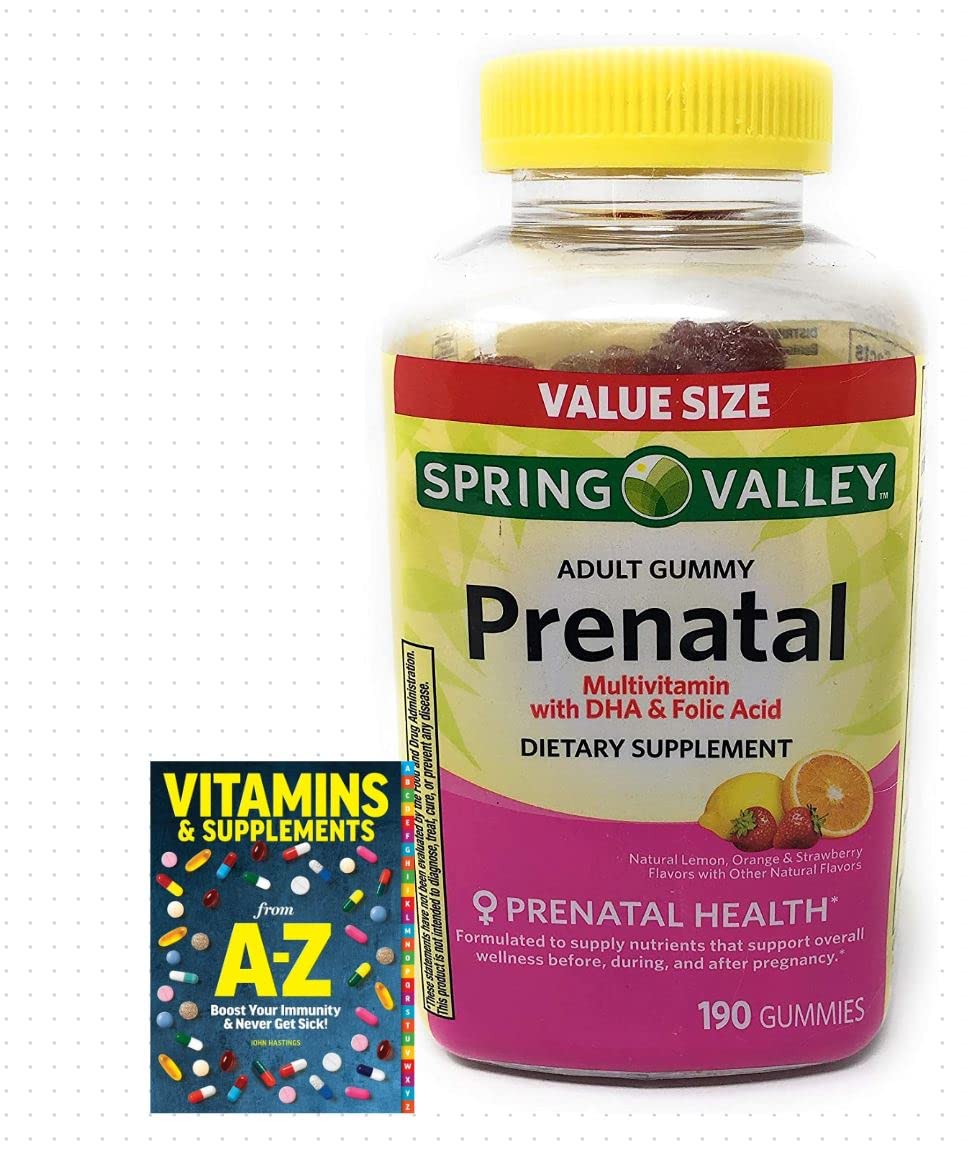 Adventure Home Adult Prenatal Health Multivitamin DHA & Folic Acid Gummies 190