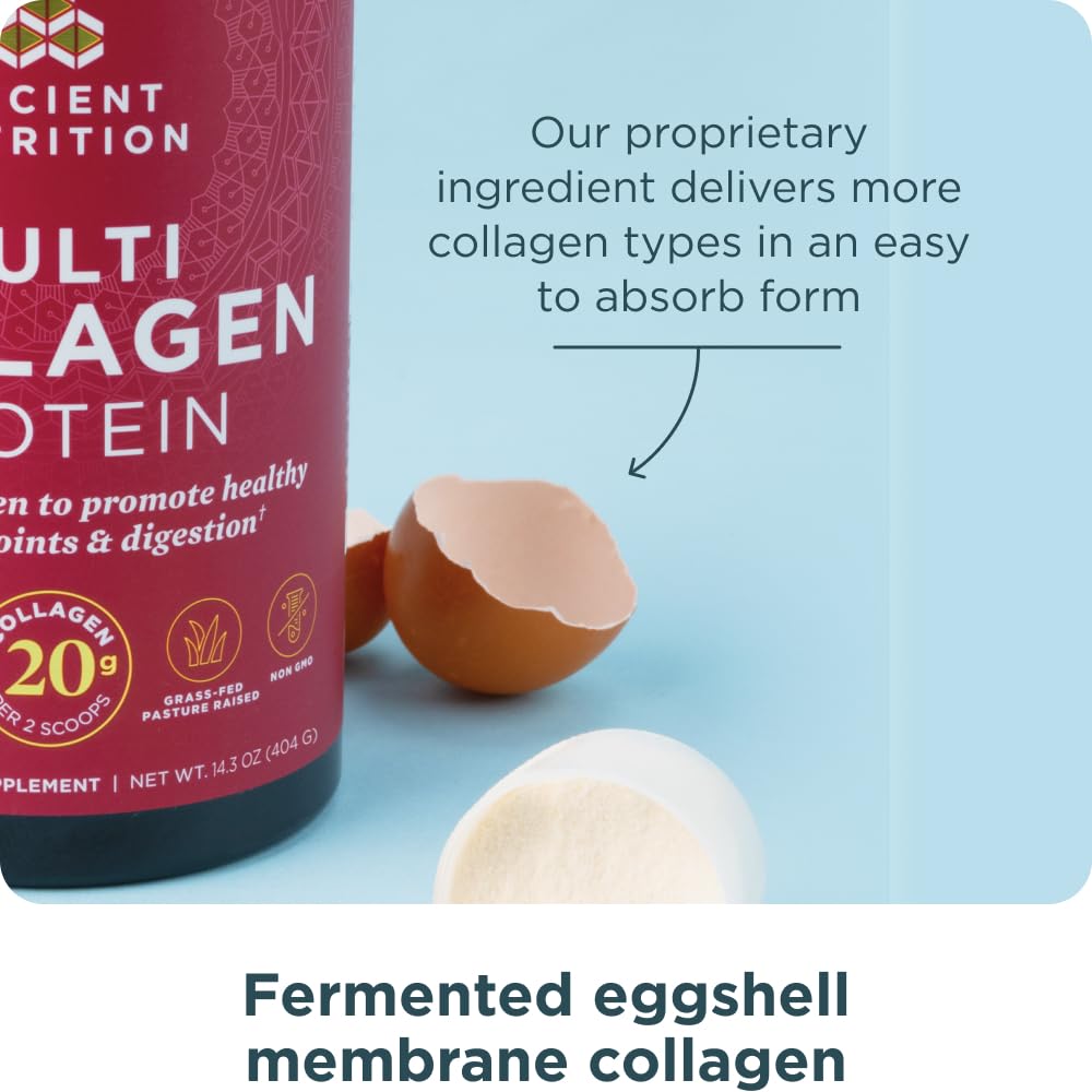 Ancient Nutrition Hydrolyzed Multi Collagen Peptides Powder, 14.3 oz
